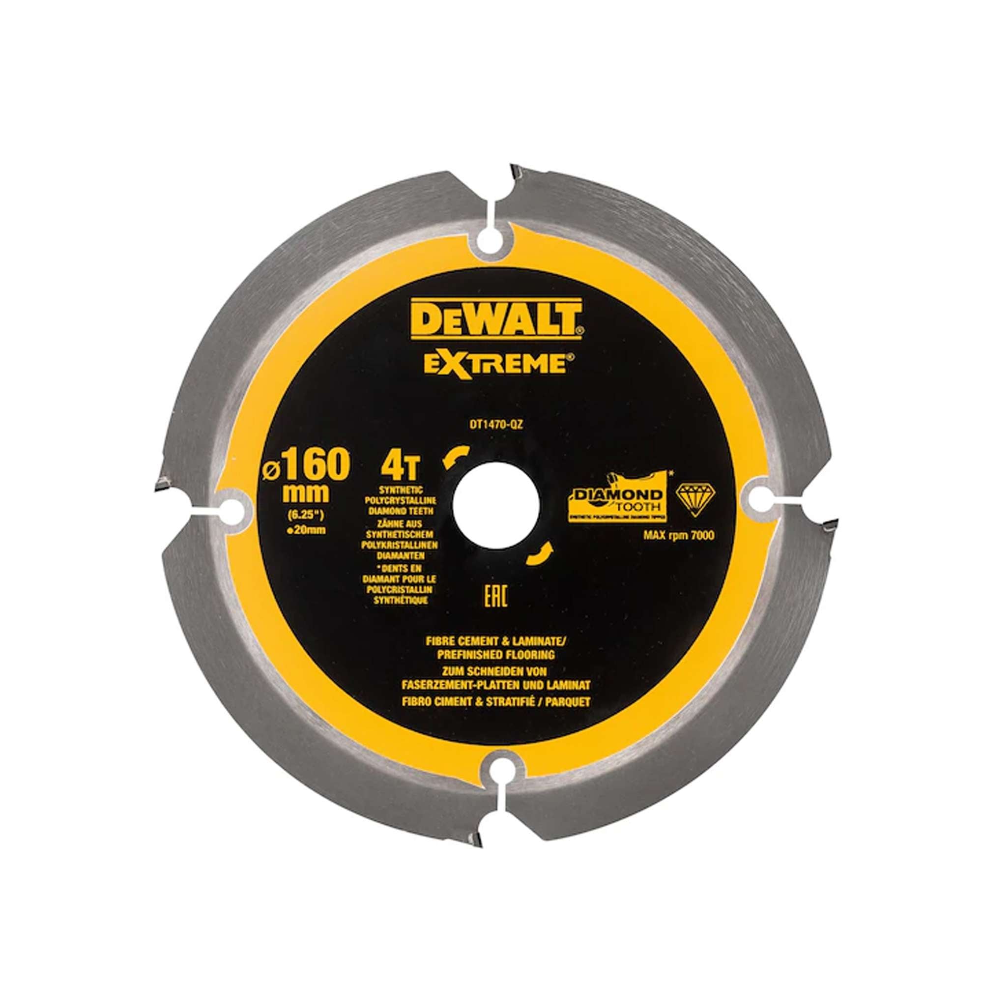 Lama DEWALT Per Fibrocemento DT1470-QZ