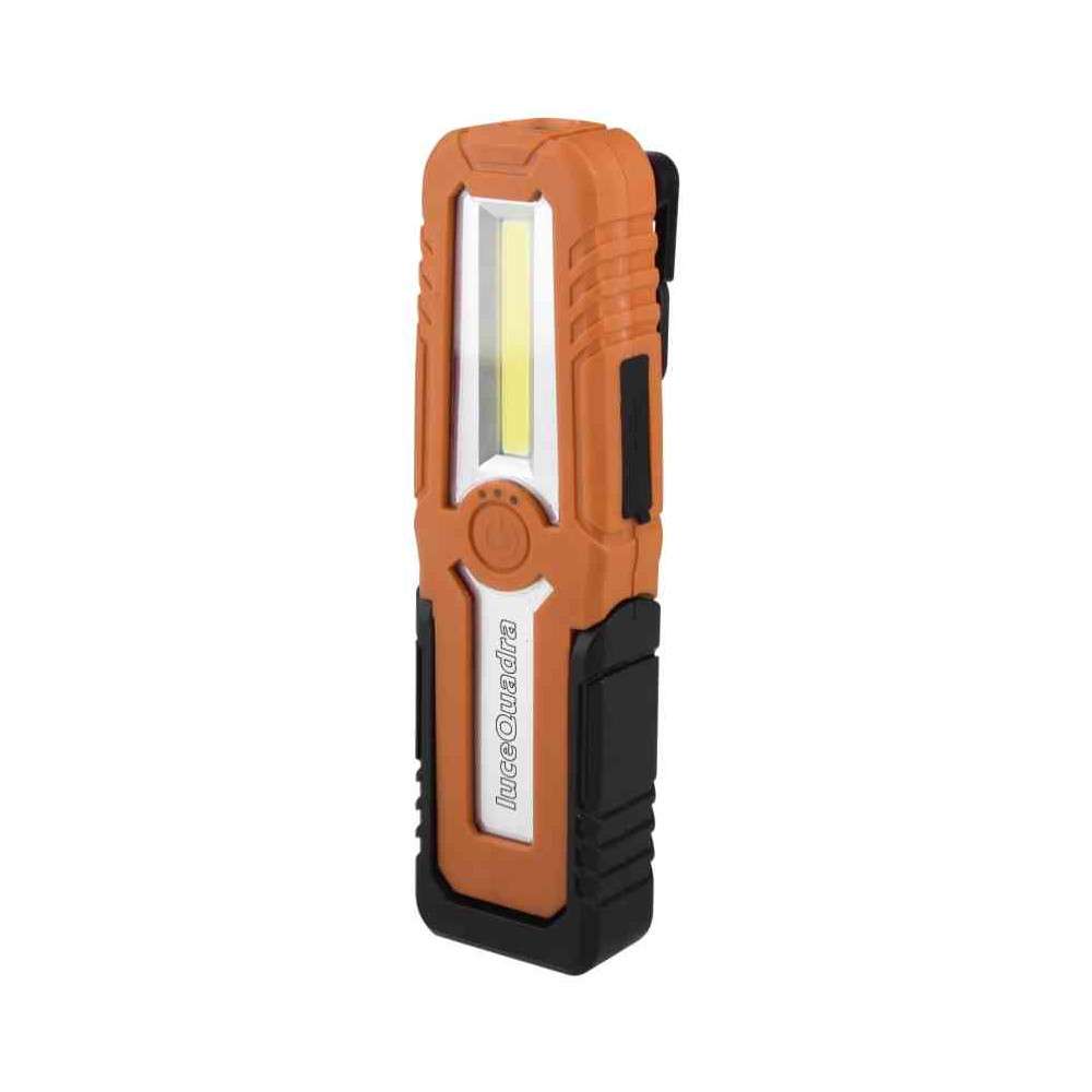 Torcia LED 260 lumen ricaricabile alta luminosità calamita batteria 3000 mAh CFG