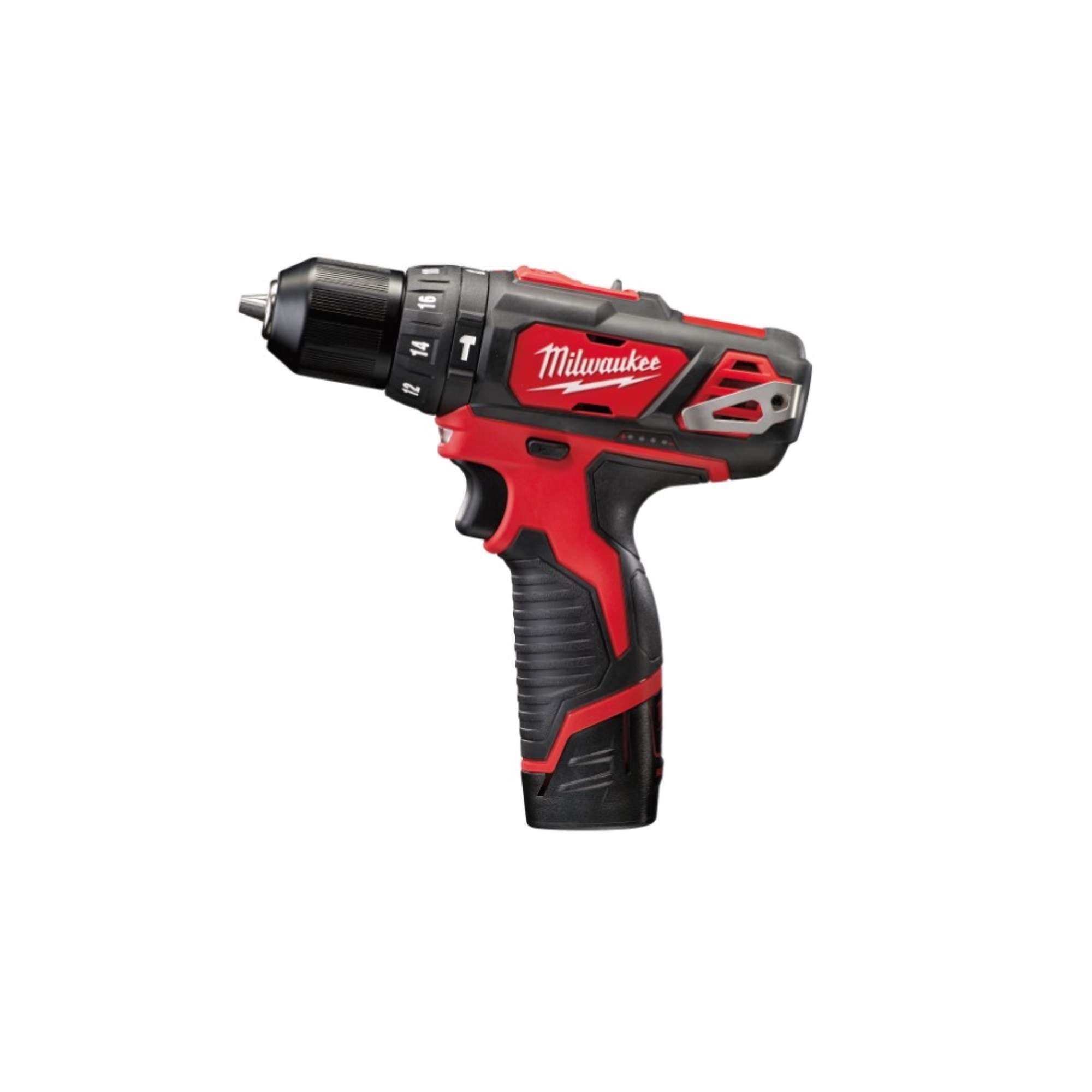 Trapano avvitatore con percussione M12 + 2 batterie 2.0Ah - Milwaukee 4933441940