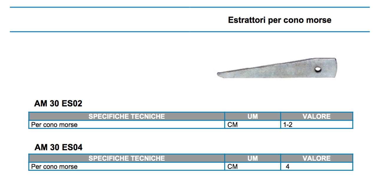 Estrattore per cono morse CM 1 - 4 echoENG - AM 30 ES0 (2-4)