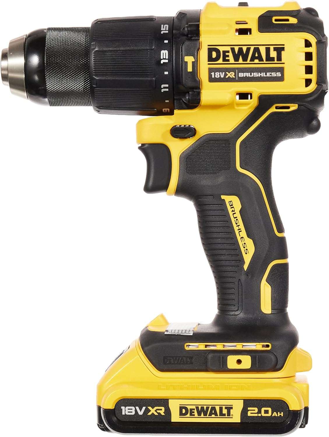 Trapano avvitatore con percussione e 2 batterie 2.0Ah - Dewalt DCD709D2T-QW