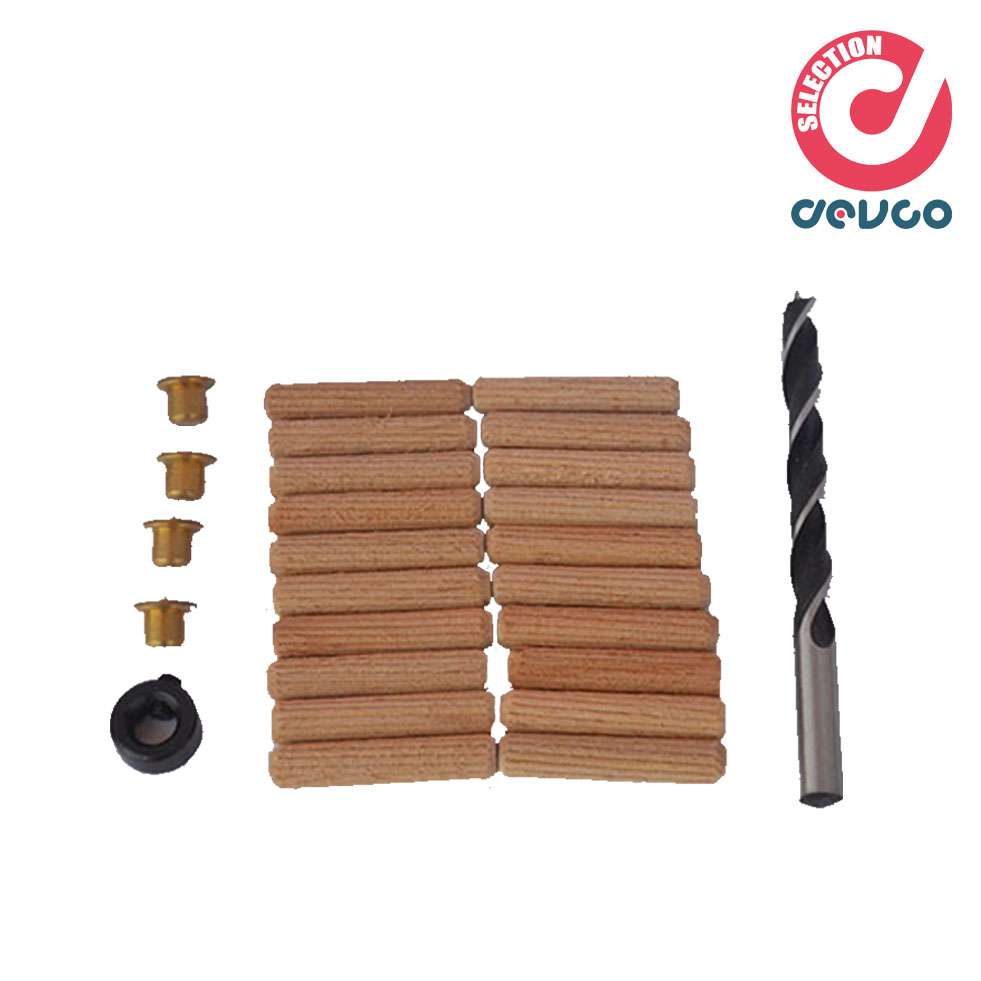 Kit di assemblaggio completo per spinatura punta 6mm + boccola + tasselli + spine - Casals - E5551