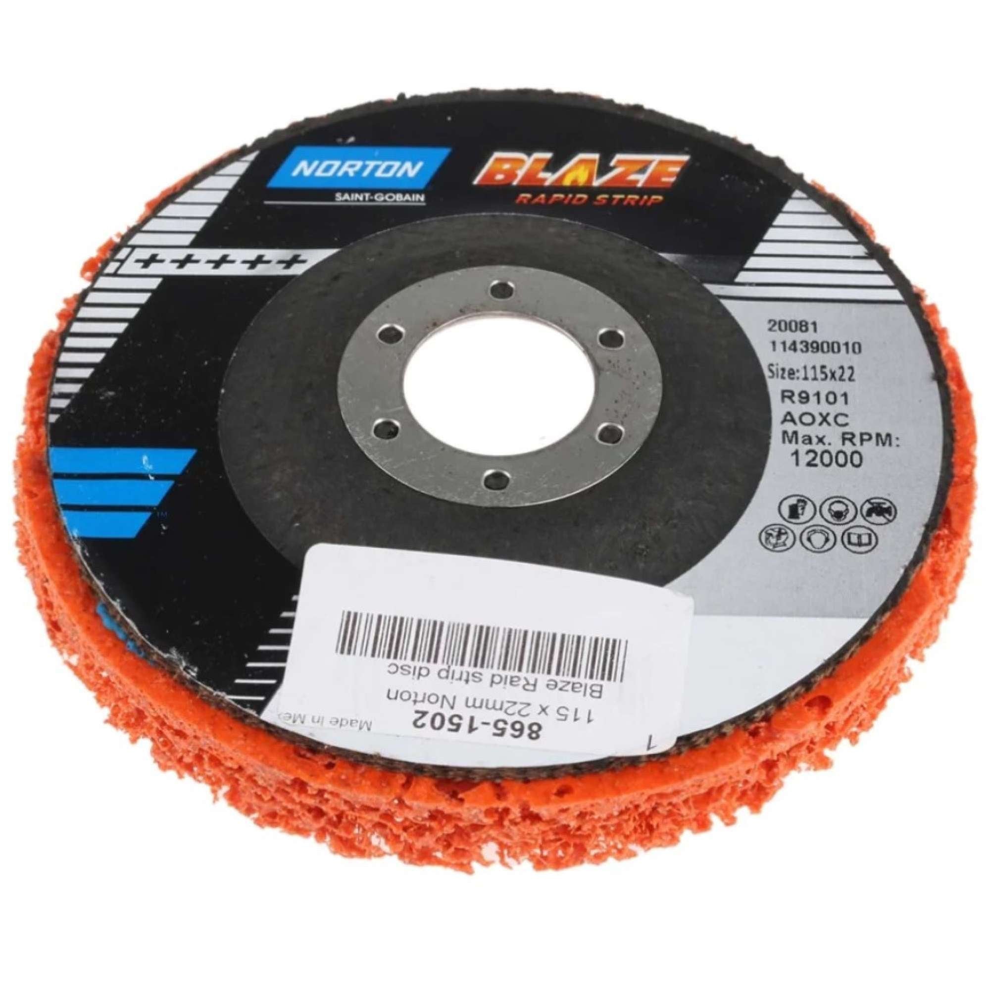 Disco Blaze Rapid Strip 115mm - Norton 66623303783