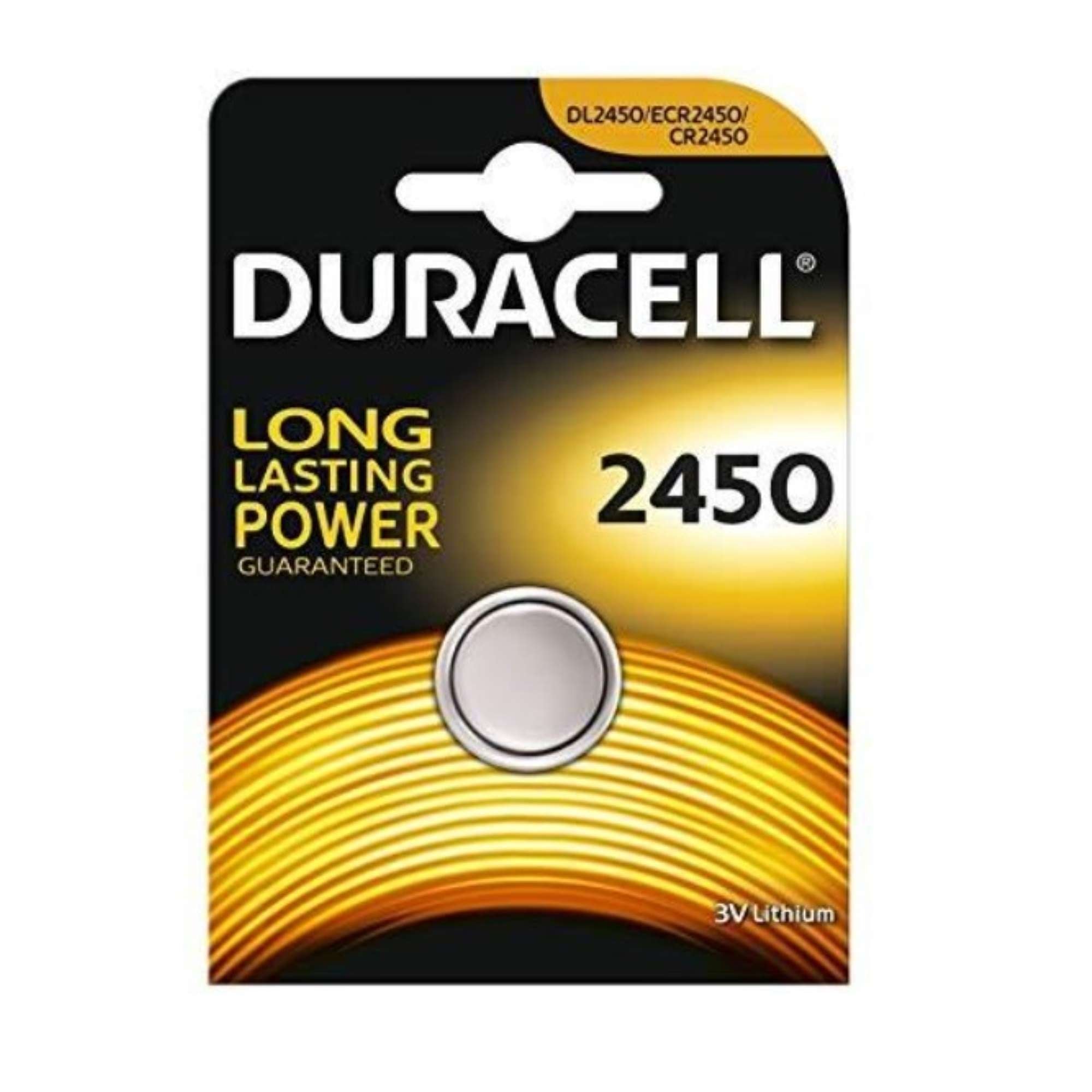 Pila a bottone al litio 3V - DURACELL CR2450 DU31