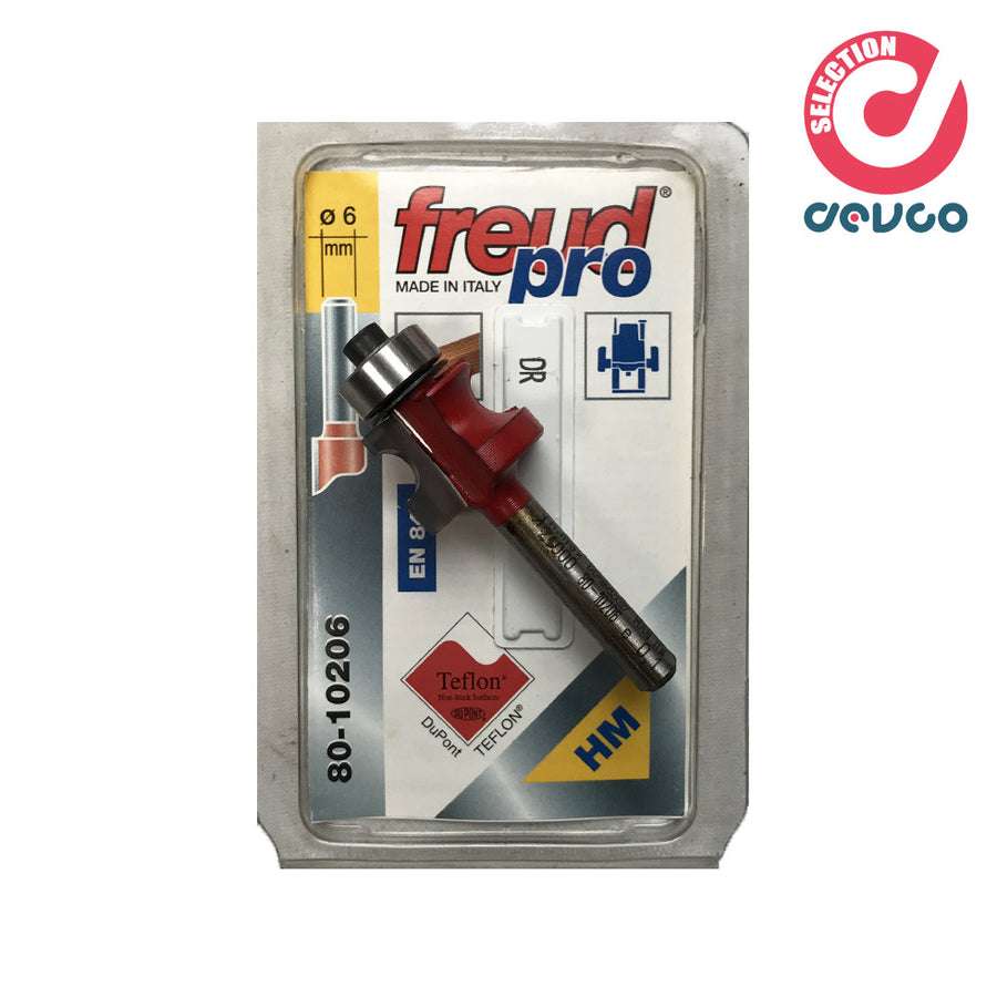 Fresa 2 taglienti per legno diametro 8  Freud - 39-30408