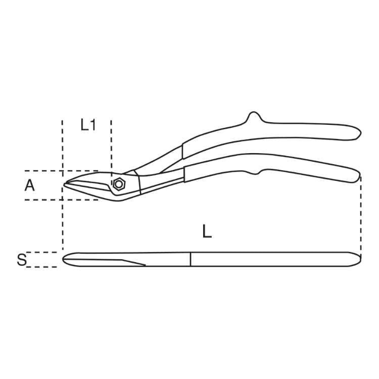 Cesoia per taglio reggia L.310mm - Beta 1118