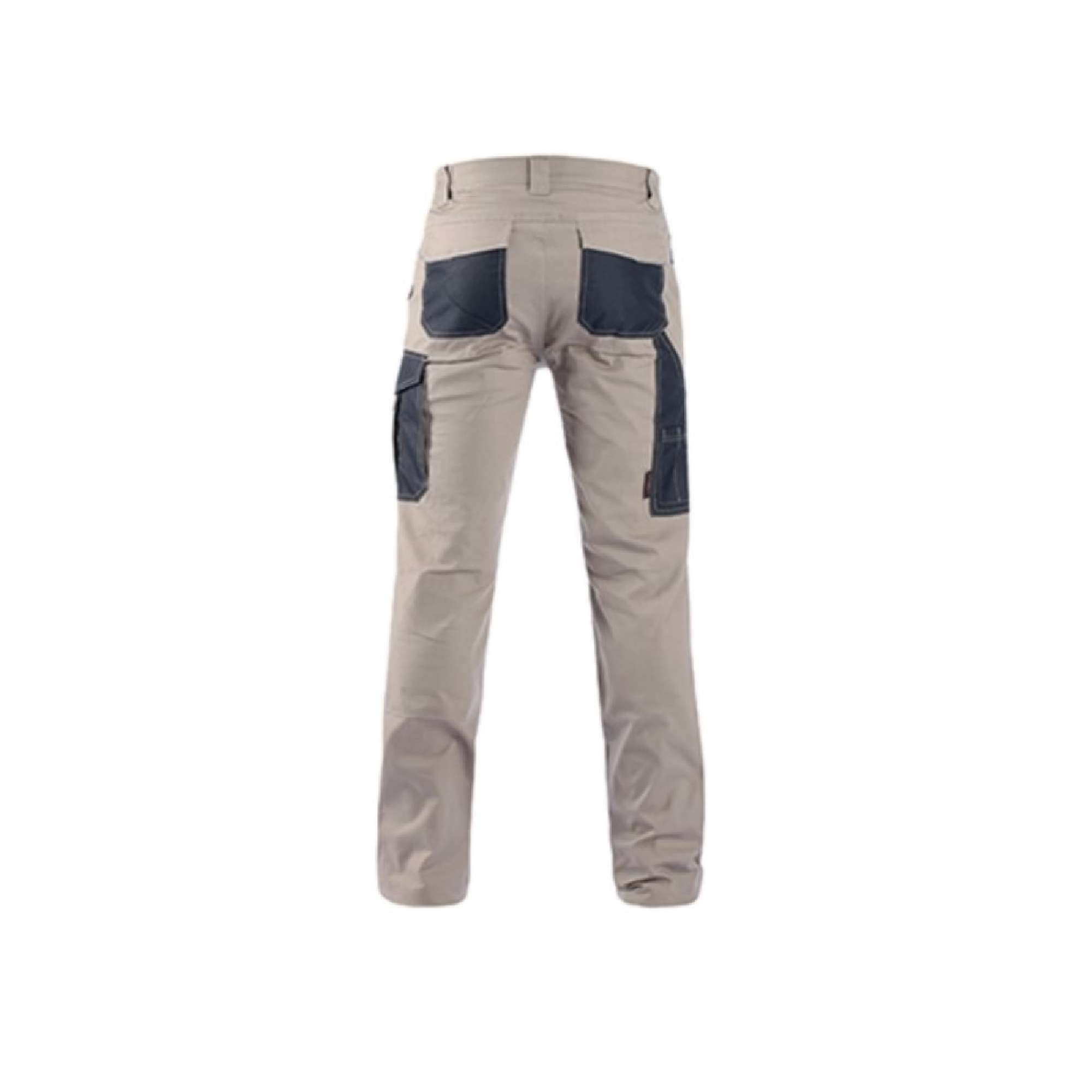 Pantalone Tenere Pro lungo elasticizzato beige/blu da lavoro - Kapriol