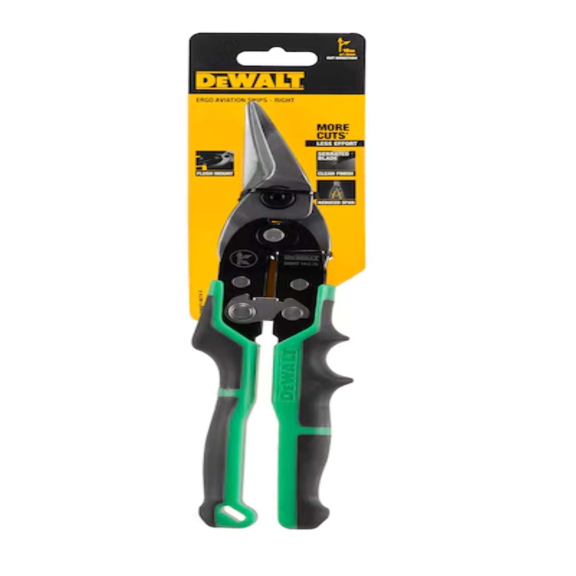 Cesoia da lattoniere taglio destro - Dewalt DWHT146740