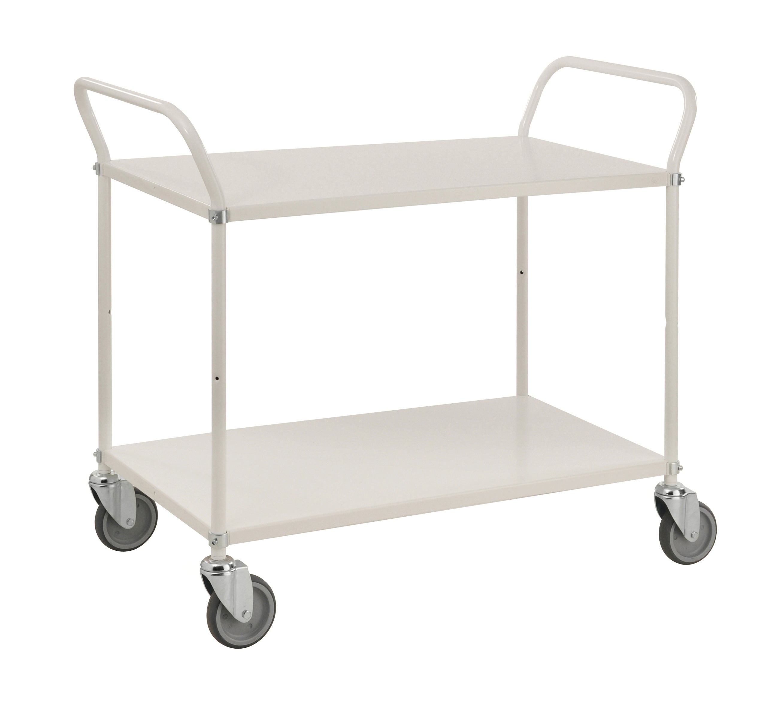 Carrello portatutto leggero 2 ripiani Bianco - KM4147B Kongamek