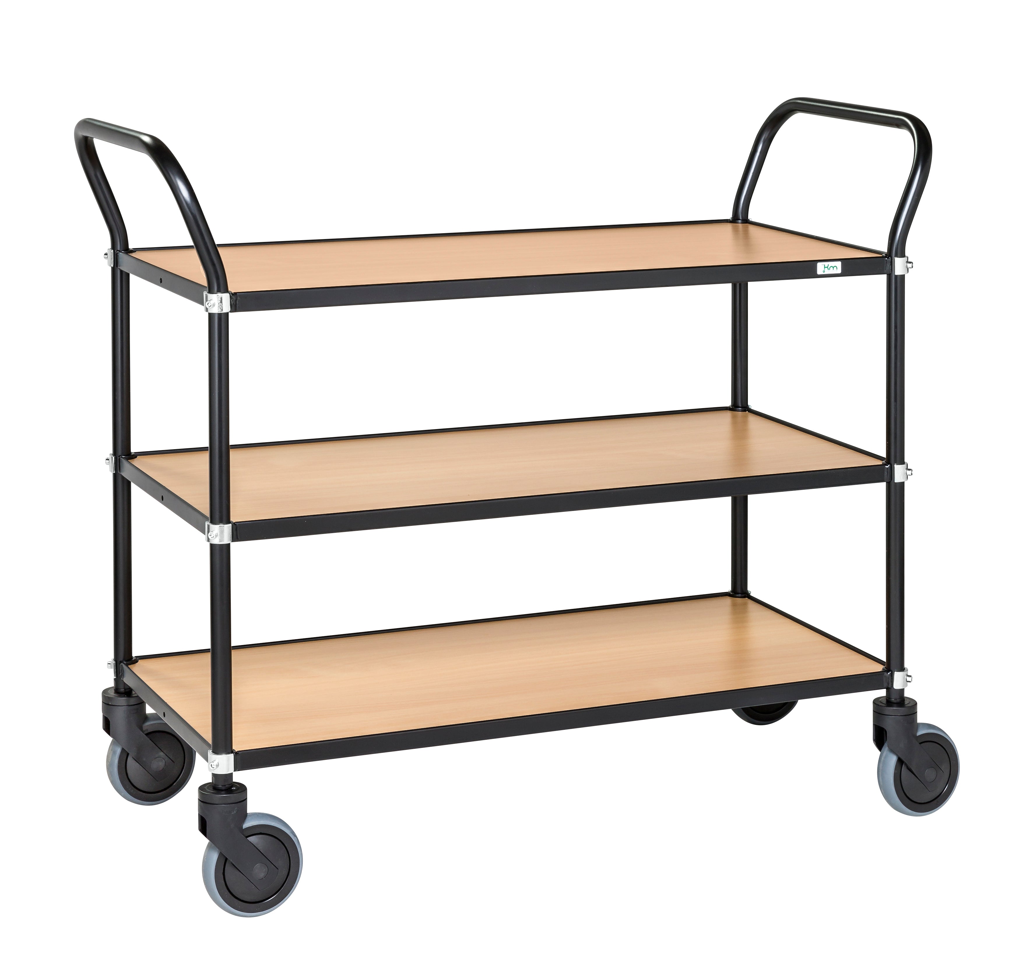 Carrello da design 1100x430x940mm 4 ruote girevoli 125mm - Kongamek KM8113-BO