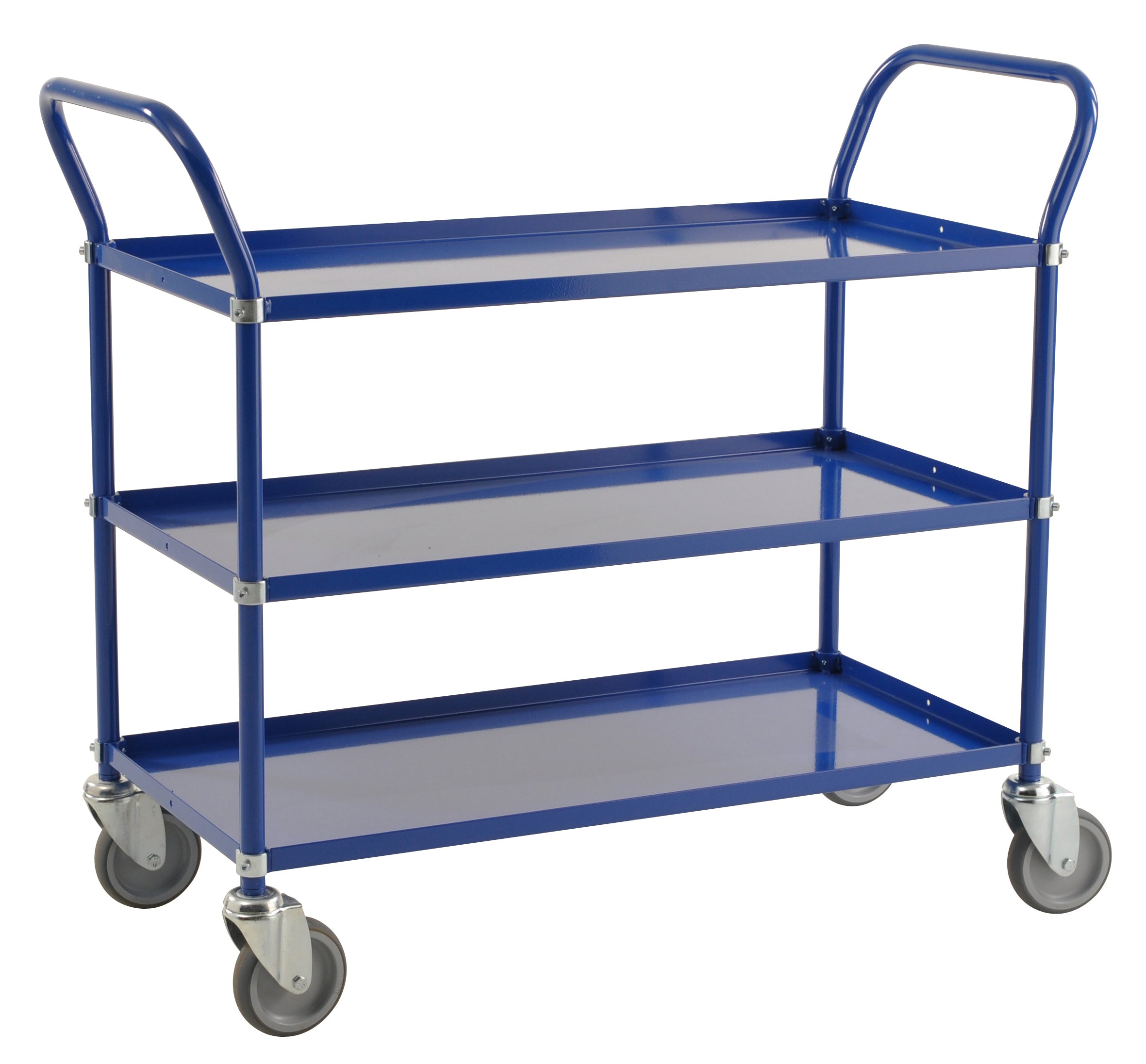 Carrello portatutto leggero 3 ripiani Blu - KM4148-B Kongamek