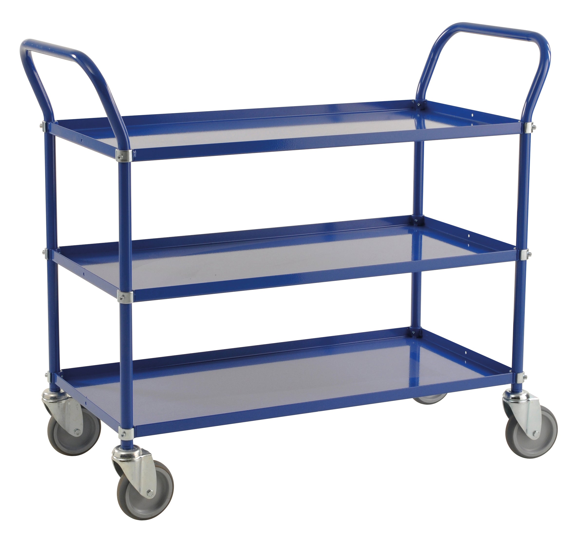 Carrello portatutto leggero 3 ripiani Blu - KM4148-BB Kongamek