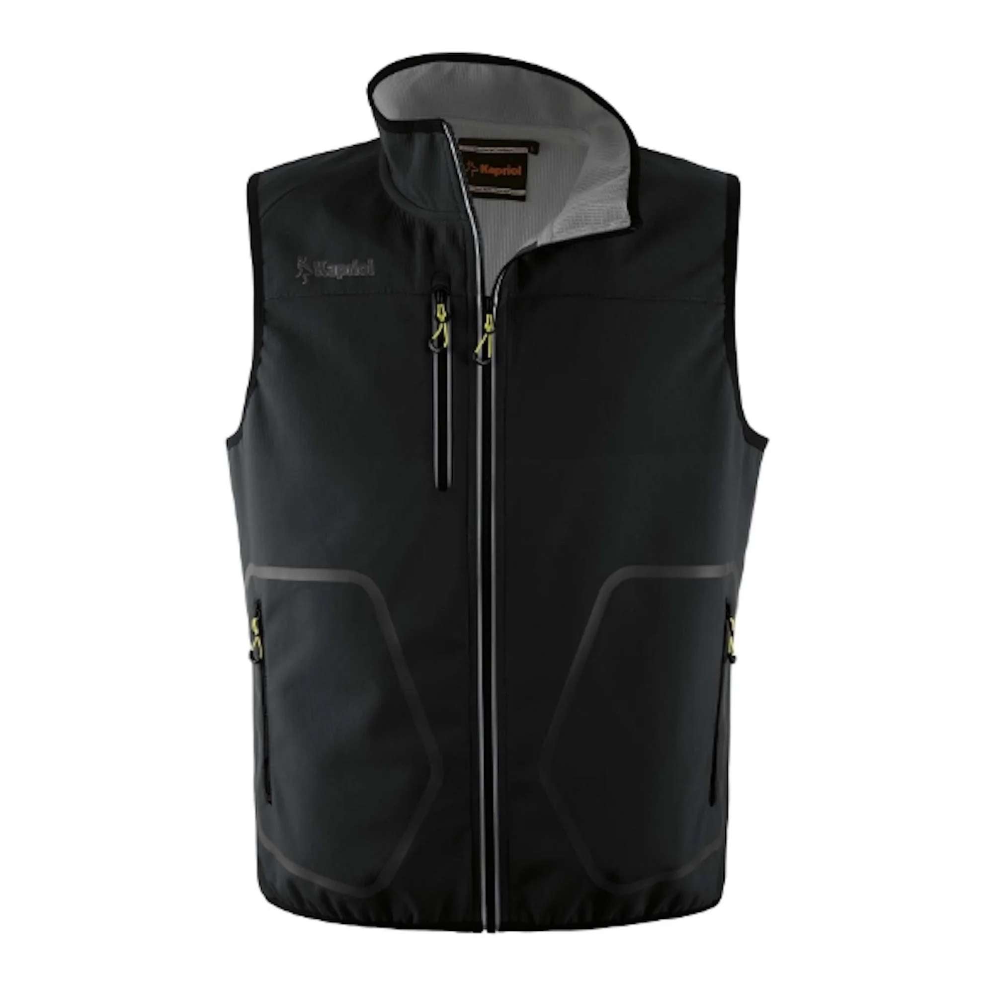 Gilet tech nero/argento TG. (L - M - XL - XXL) - Kapriol