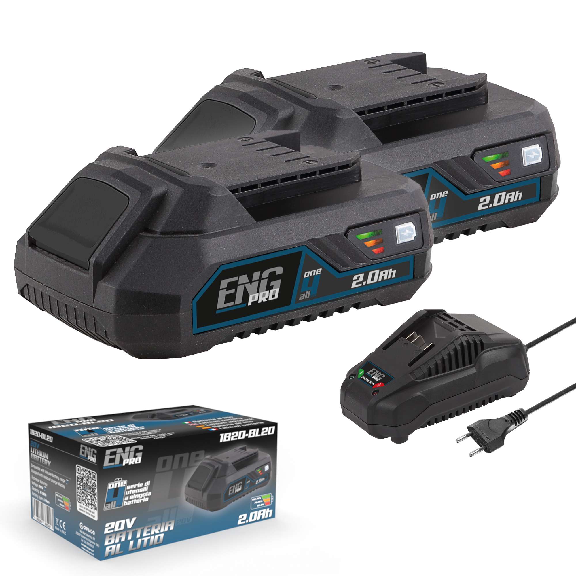 Batteria 20V 2.0 Ah ONE4ALL - ENG PRO