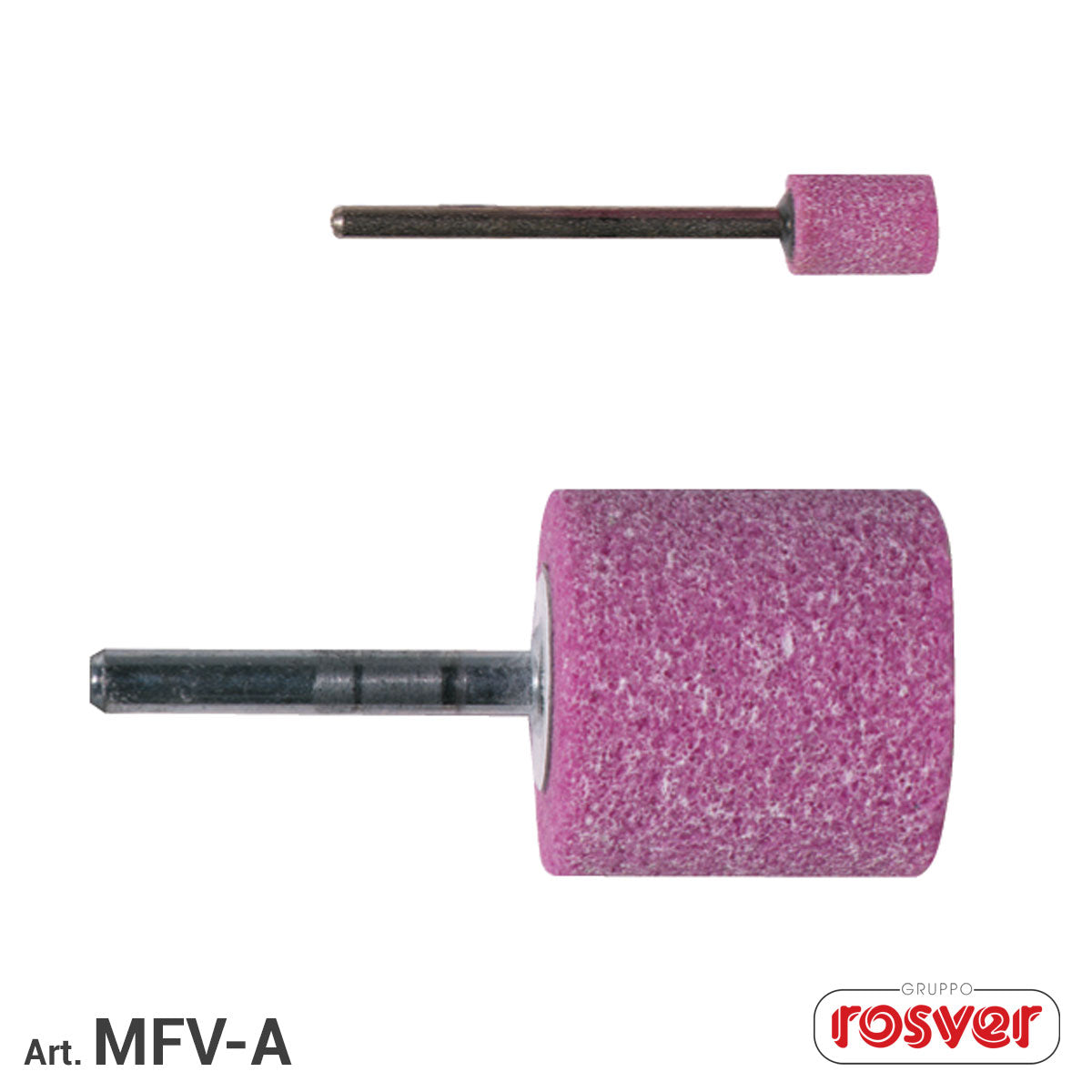 Molette Cilindriche Rosa - Rosver - MFV-A D 30 - Conf.25pz