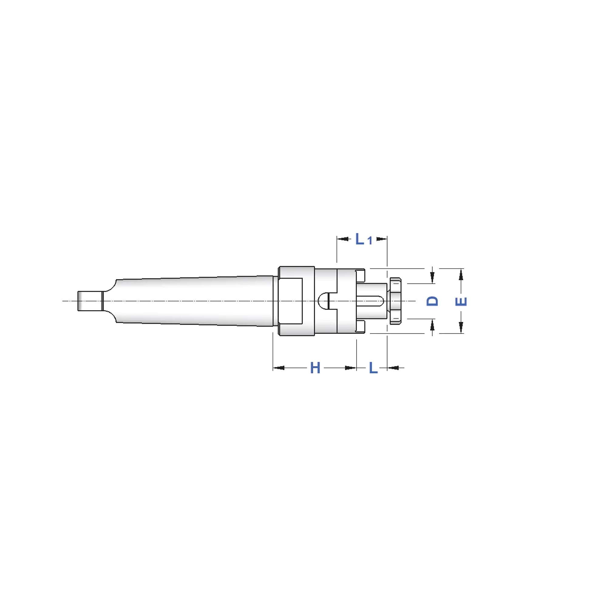 Portafrese combinati CM 3 con tenone D.32 COMBI / H 63 - Gait 0861