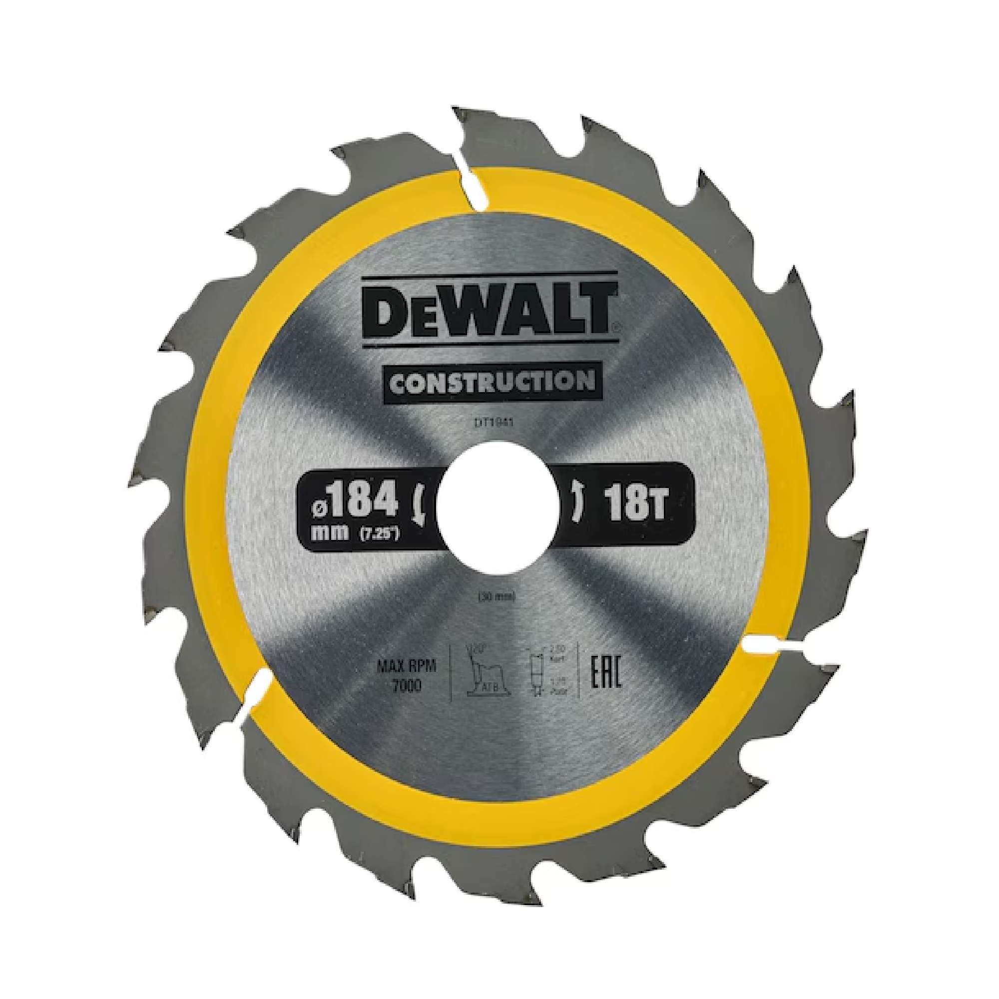 Lama per seghe circolari portatili D.184mm - Dewalt DT1941-QZ