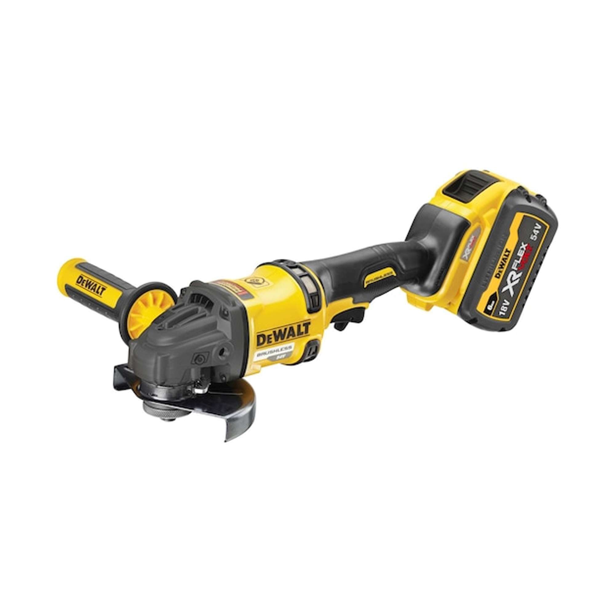 Smerigliatrice angolare 125 mm 54V XR FLEXVOLT 2x6Ah Dewalt DCG418T2-QW