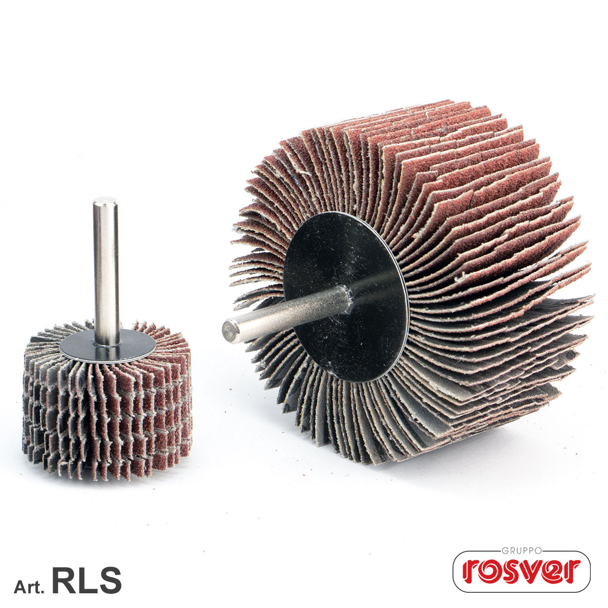 Ruote Lamellari Frastagliate con Gambo - Rosver - RLS D.165x50x6 - Conf.3pz