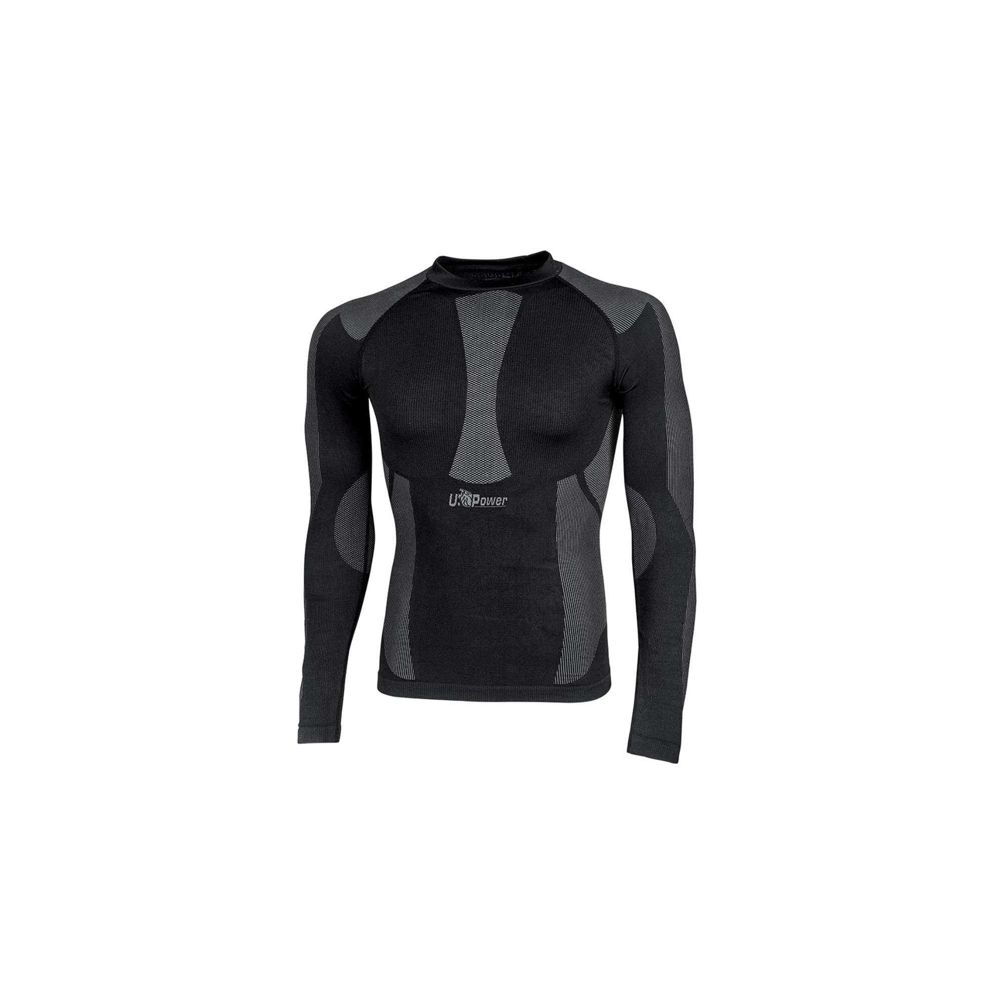 Maglia intima termica black carbon U-Power SK139BC