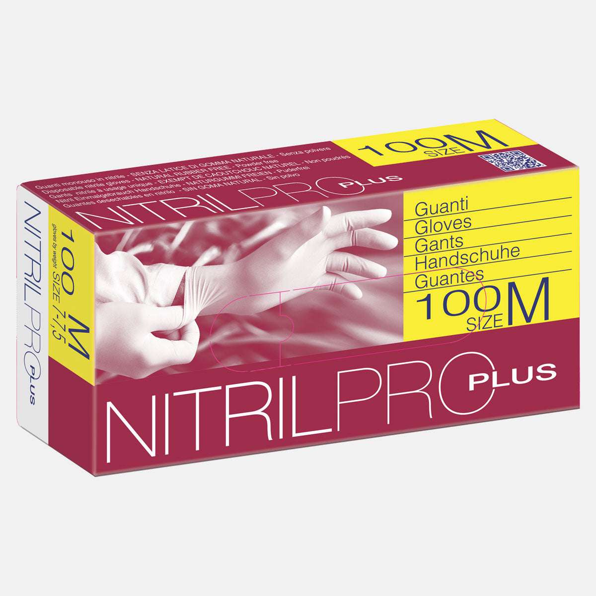 Guanti professionali in nitrile monouso Taglie S-M-L-XL conf. 100pz - Icoguanti