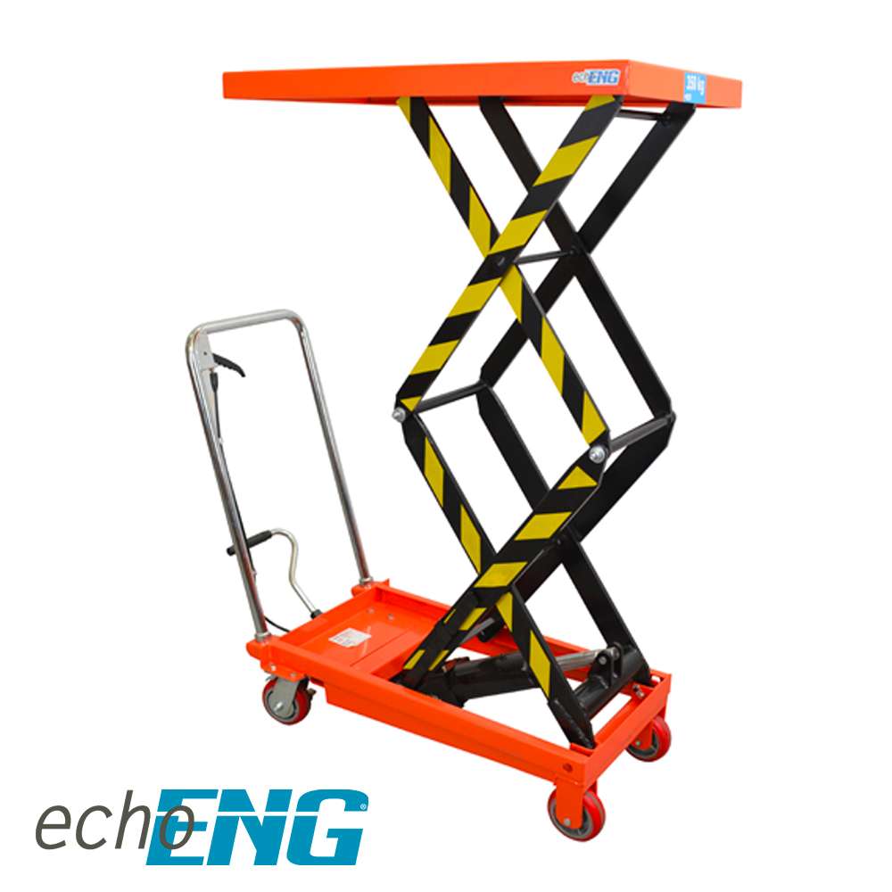 Carrello a doppio pantografo piattaforma sollevatore 350kg - echoENG MA SL CP35