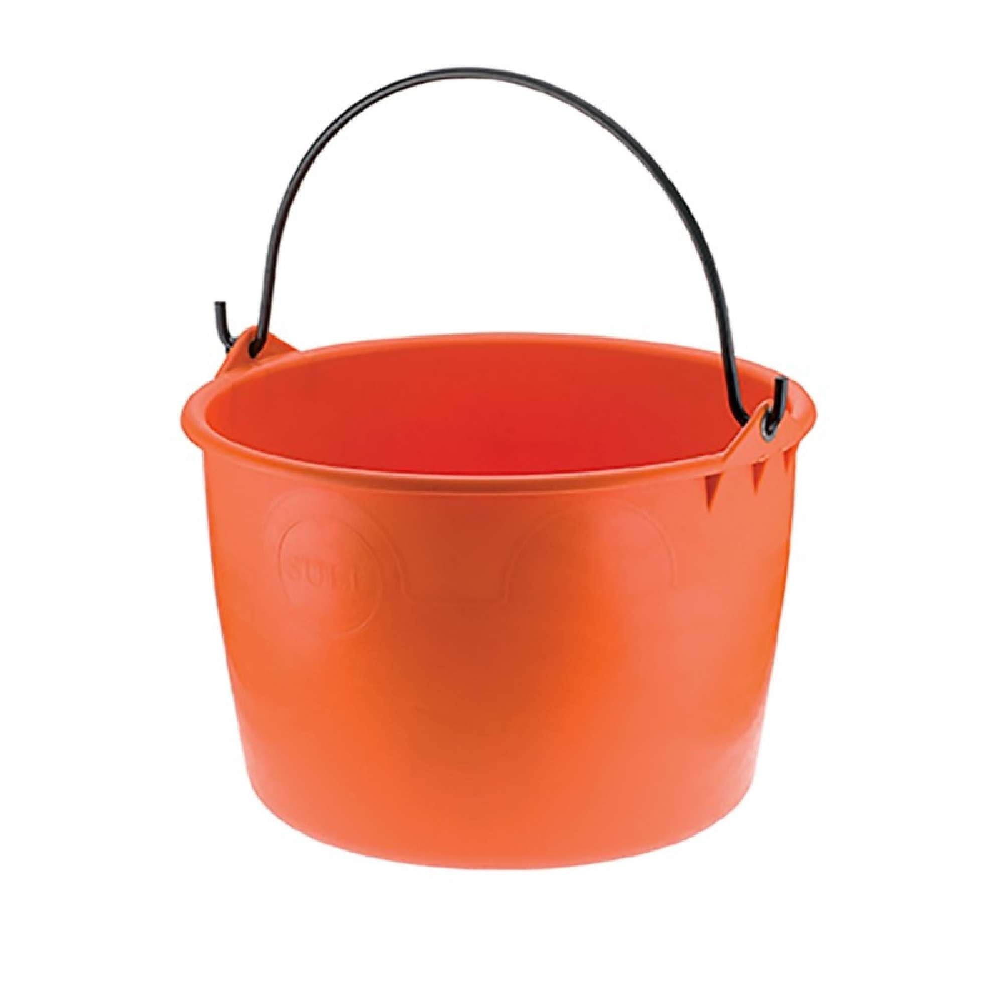 Secchio per piastrellisti in plastica tondo 25lt arancio - Kapriol 25216