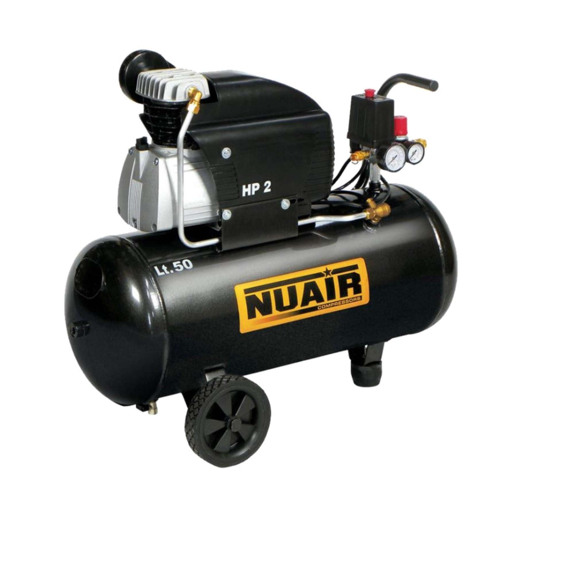 Compressore coassiale 50 litri 2HP monofase 230V/50Hz - Nuair FC2/50