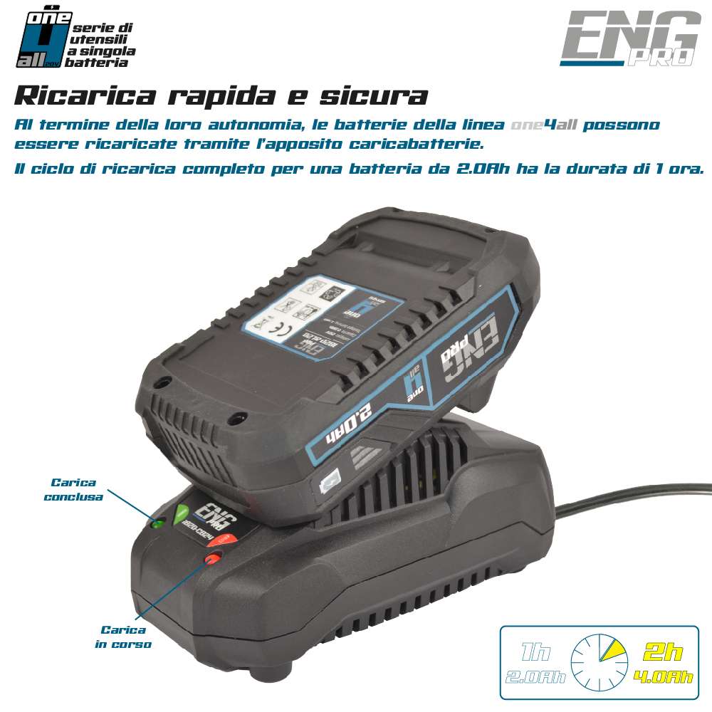 Batteria 20V 2.0 Ah ONE4ALL - ENG PRO