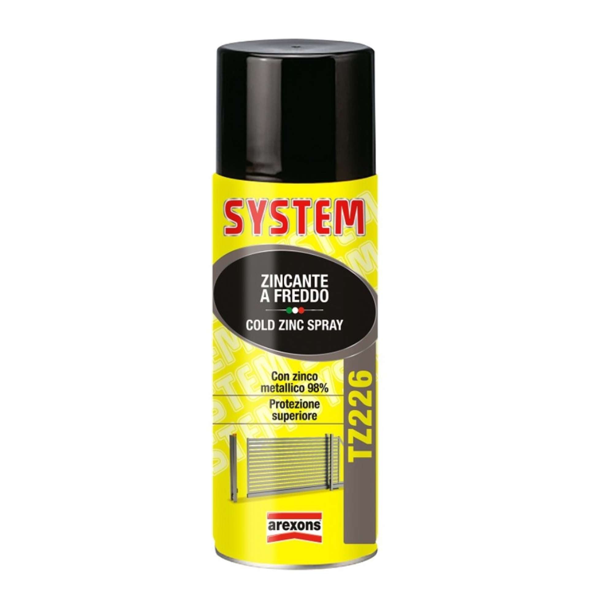 System TZ226 Zincante a freddo 400ml - Arexons 4226