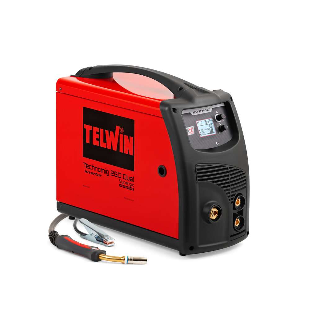 Saldatrice inverter TECHNOMIG 260 DUAL SYNERGIC 230V - 816056 Telwin