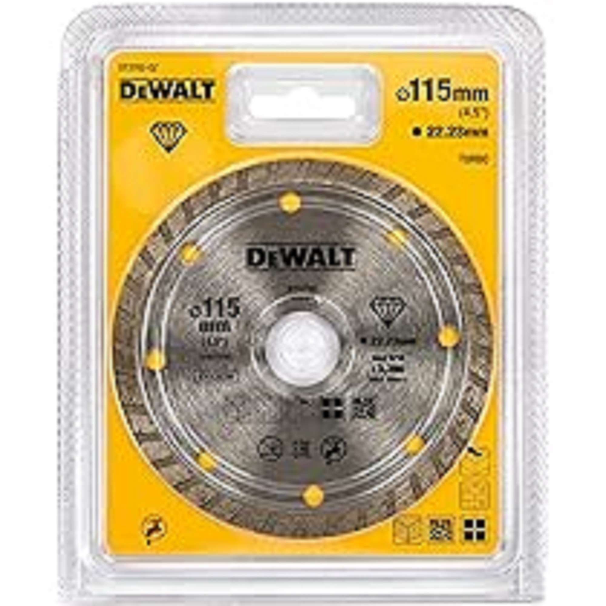 Disco diamantato DEWALT DT3703-QZ 115 X 22.2 X 7 MM