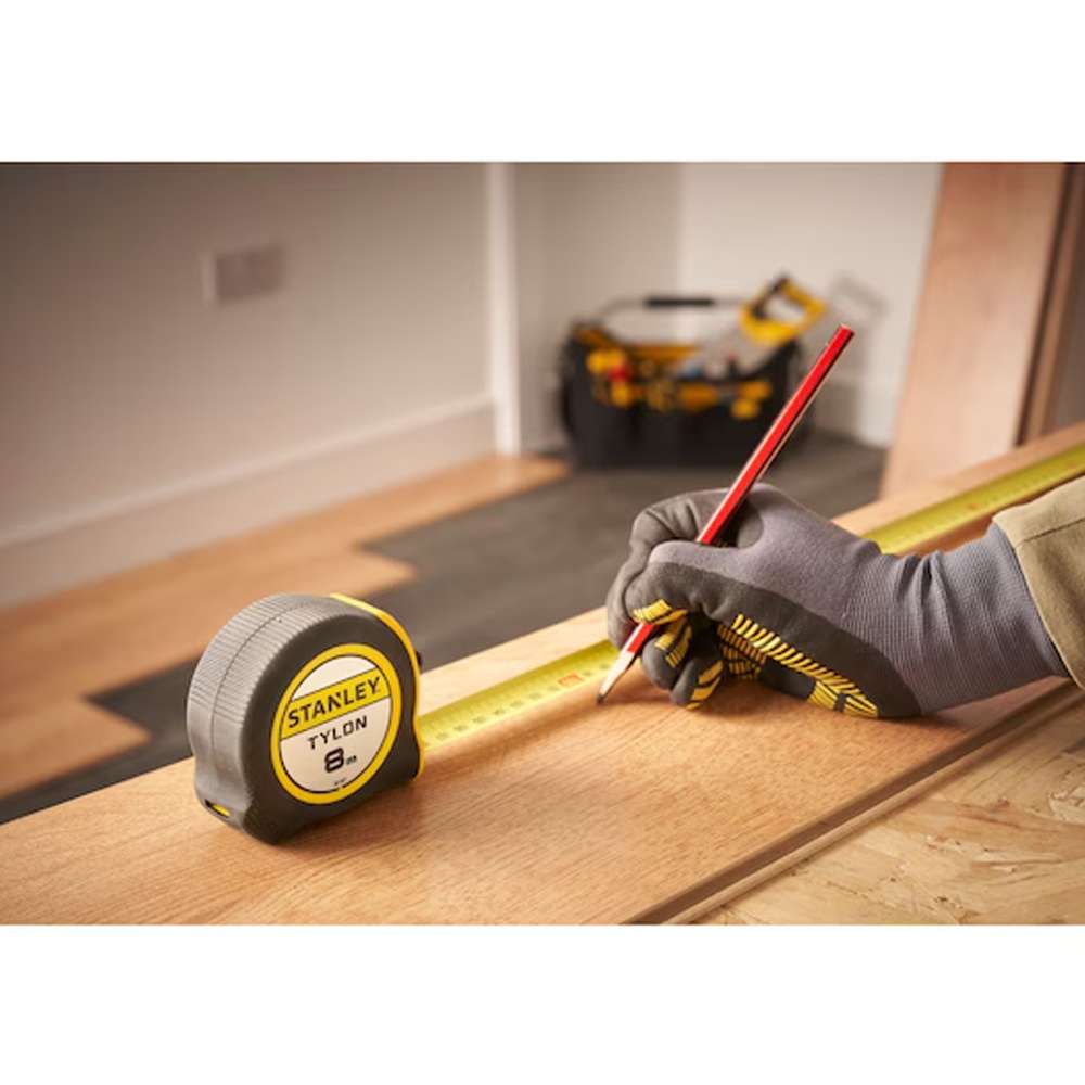 Flessometro Tylon 8m con blocco Stanley 30-657