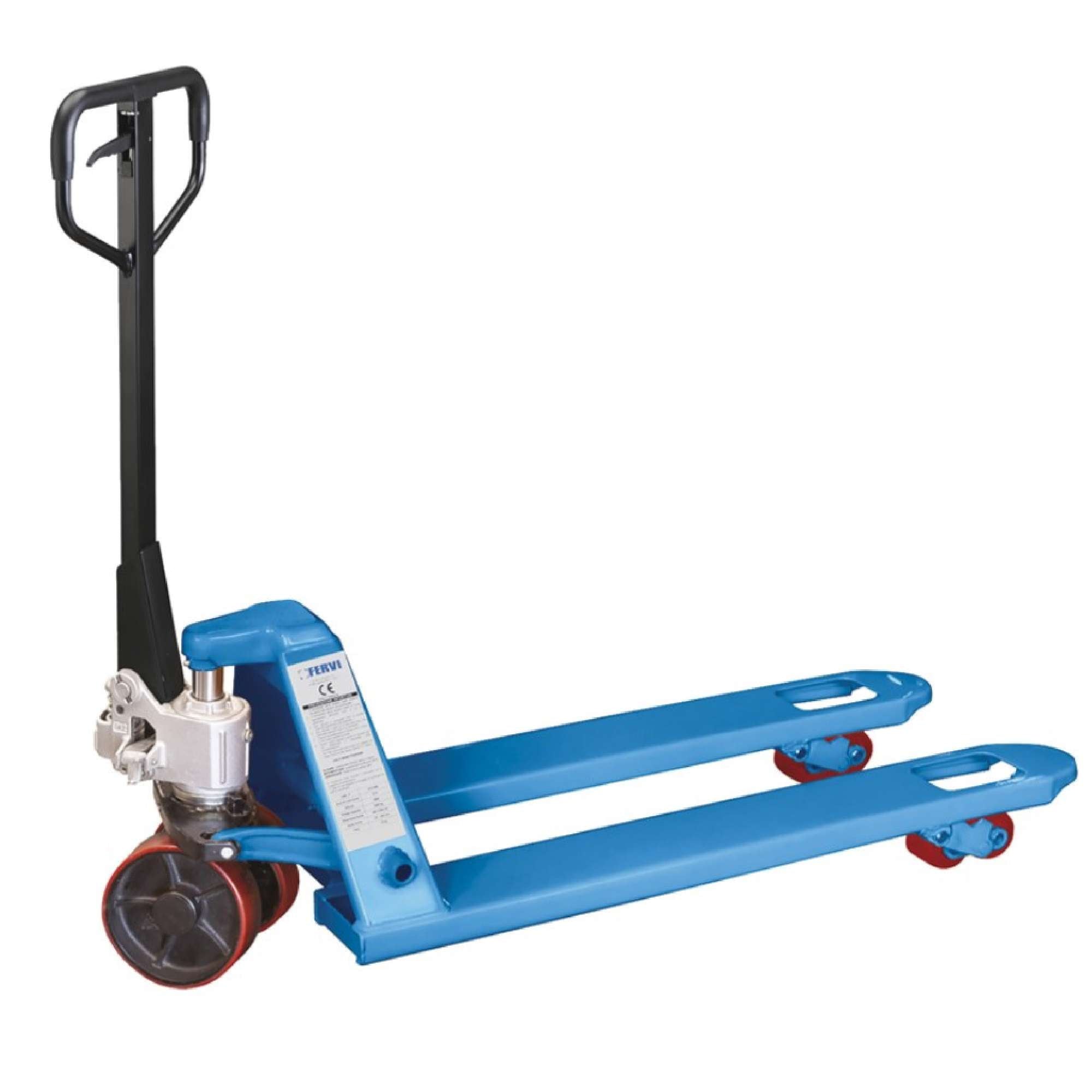 Transpallet manuale con doppia ruota 2500kg - Fervi 0028